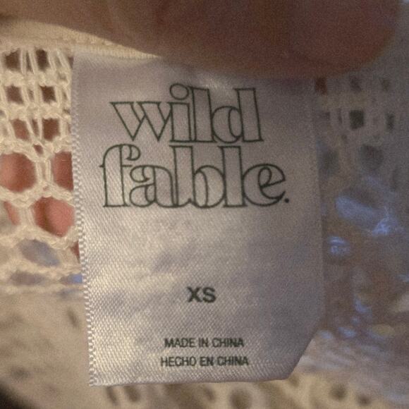 Wild Fable loose knit tank dress tunic size xs festival boho - Picture 4 of 4